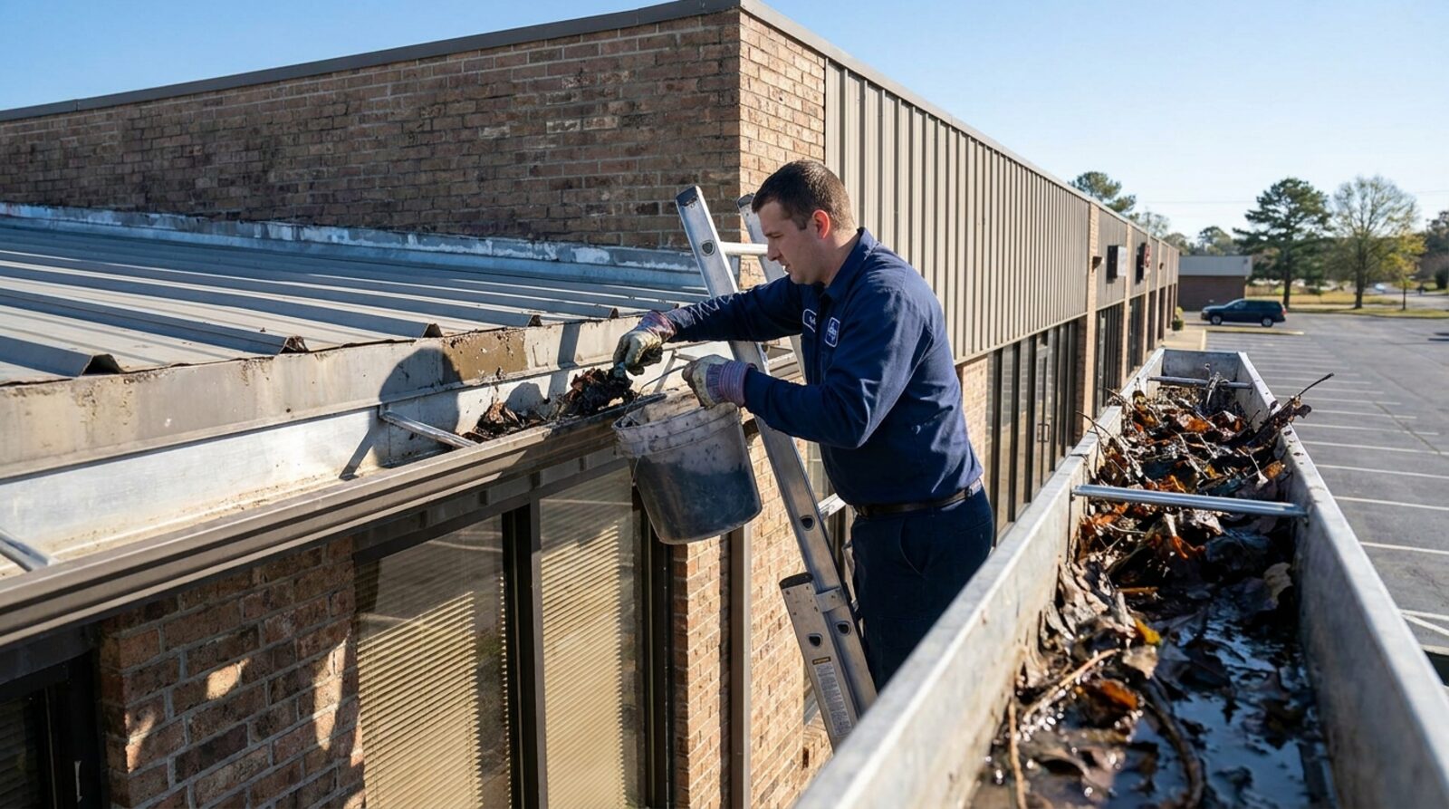 Commercial Gutter Cleaning