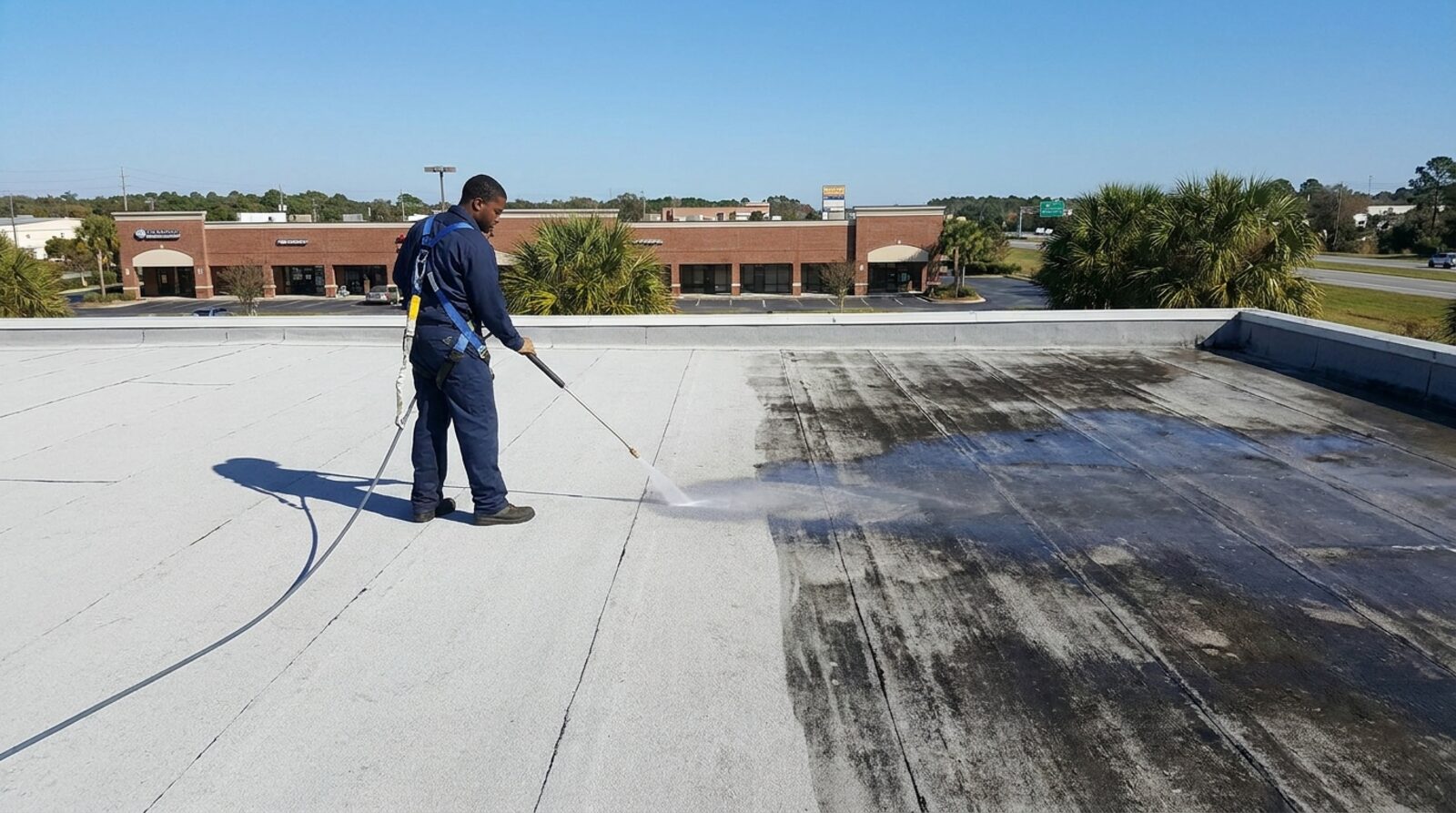 Commercial Roof Cleaning